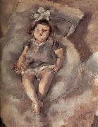 Jules Pascin Baby oil